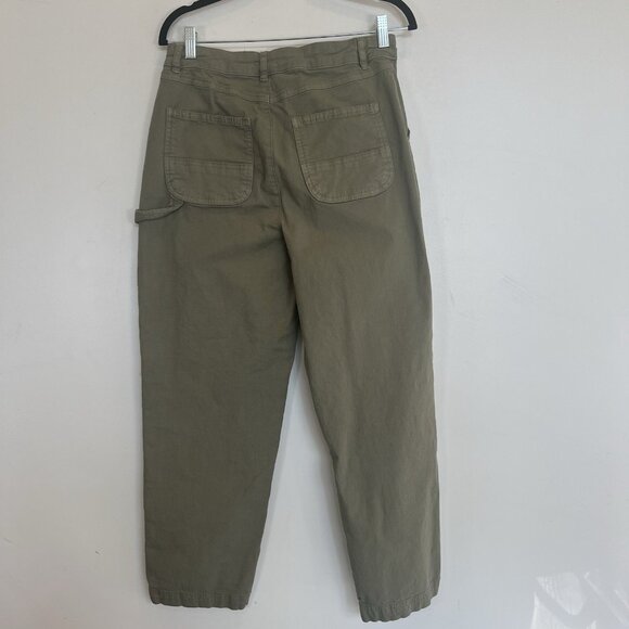 Marine Layer Style 14934 Green Taper Leg Carpenter Utility Pants Stretch 10 - Picture 9 of 11